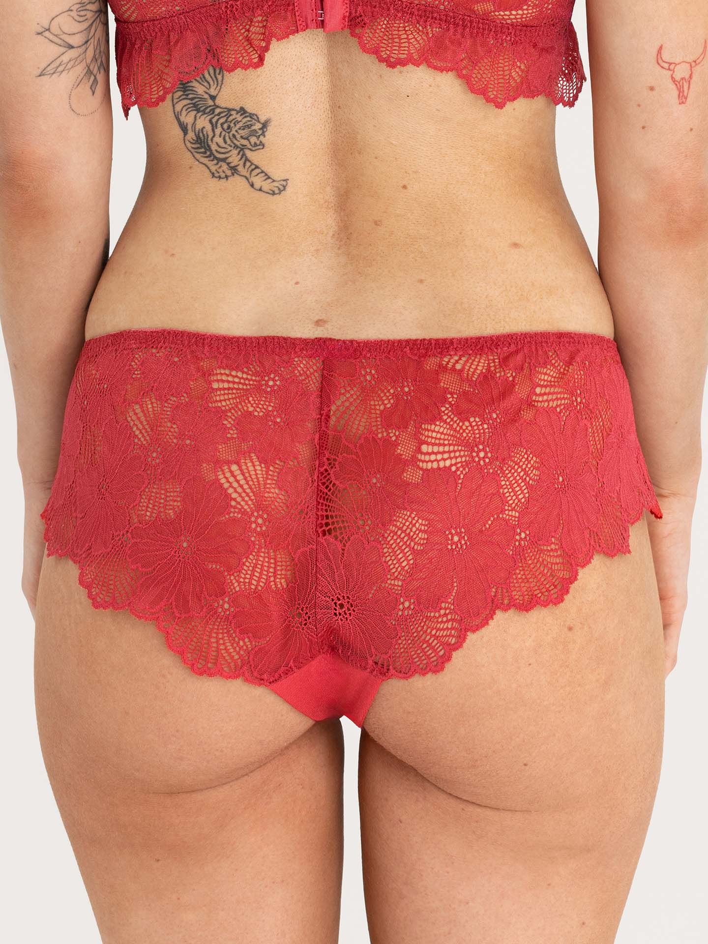 Classy Lace Hipster granatapfel  38