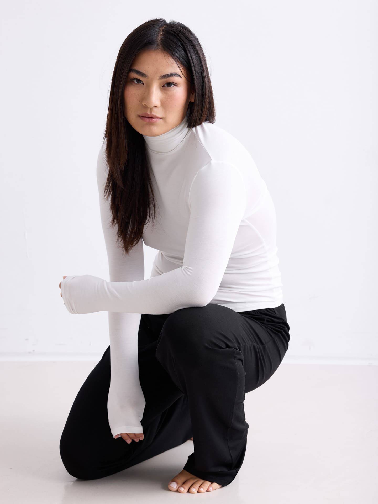 Light Touch Turtleneck Longsleeve ecru 46