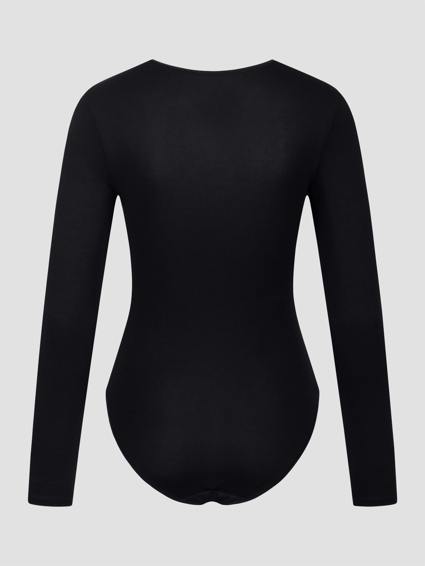 Light Touch Langarm Body schwarz 44