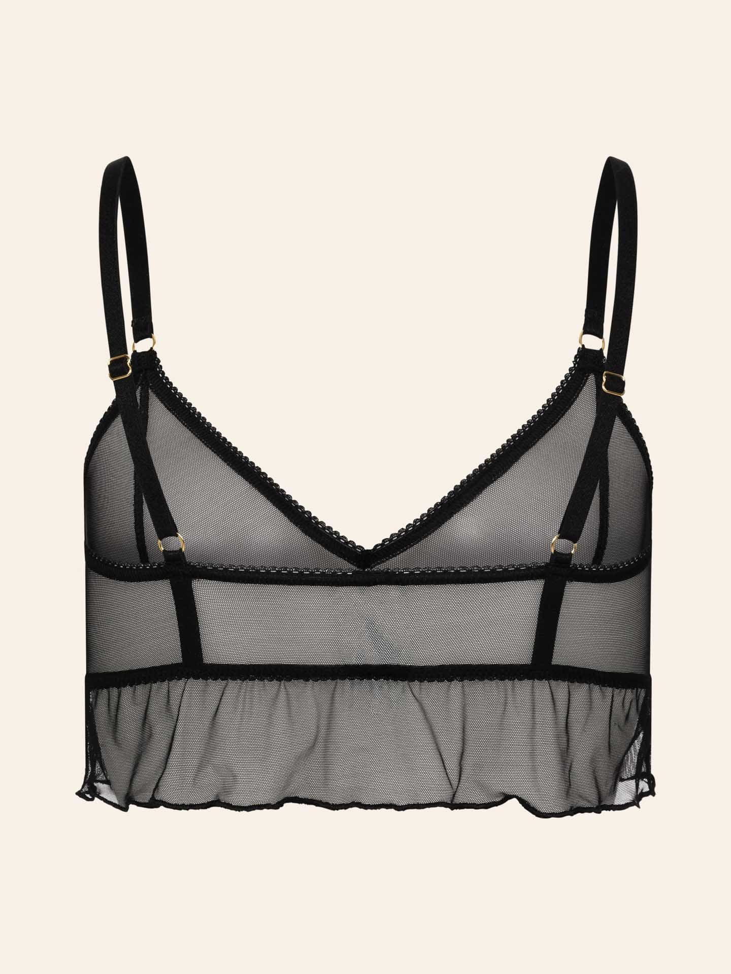 Iconic Mesh Bralette Top black 40