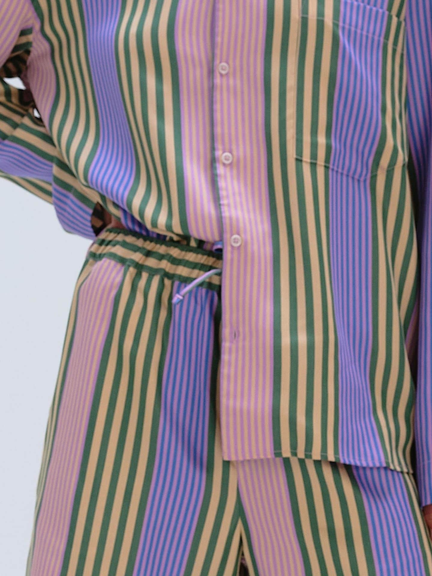 Avonté Pyjama Shorts funky stripe Nightwear Size L