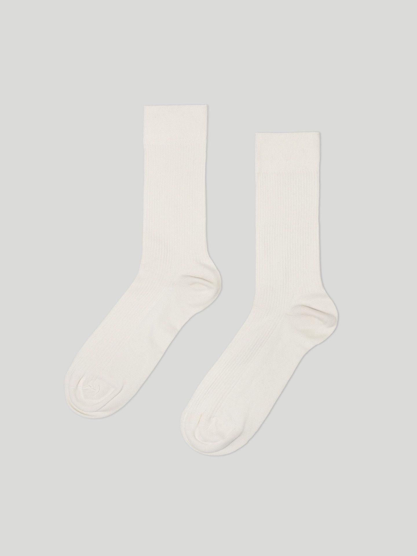 Casual Cotton Gerippte Socken im 3er Pack ecru 43-46
