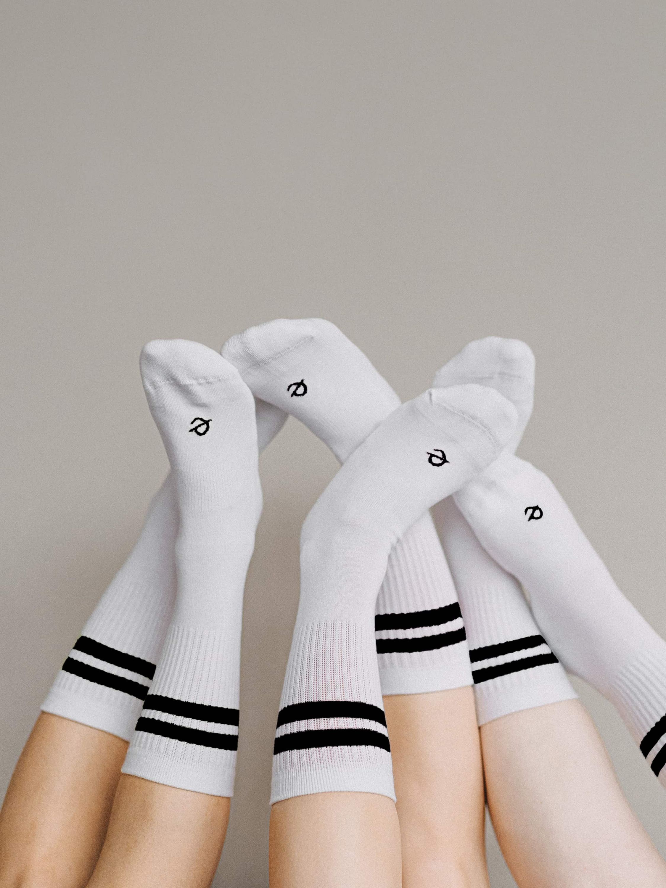Andi sports sock 3-pack white/black 39-42