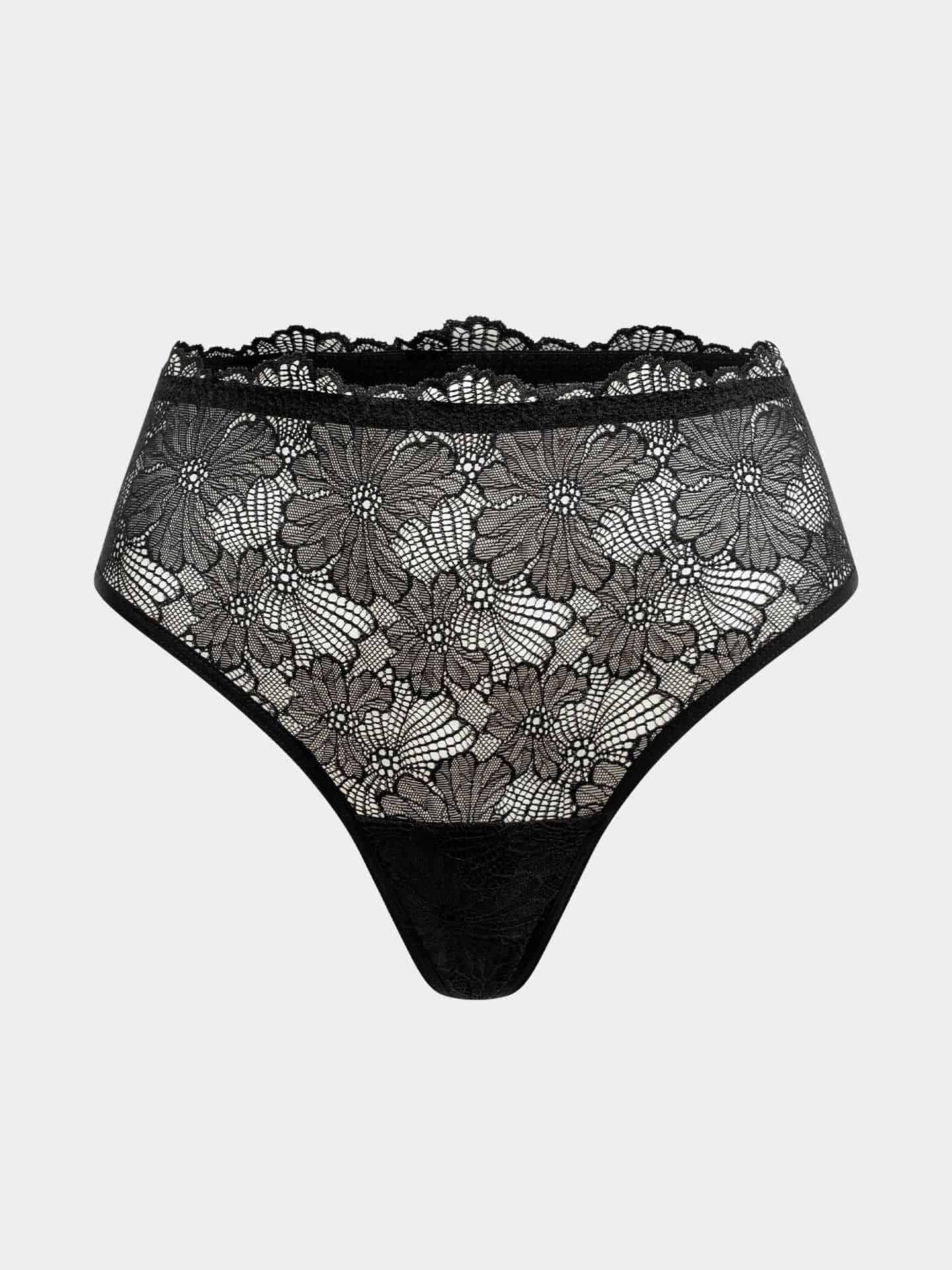 Classy Lace Brazil Slip schwarz  38