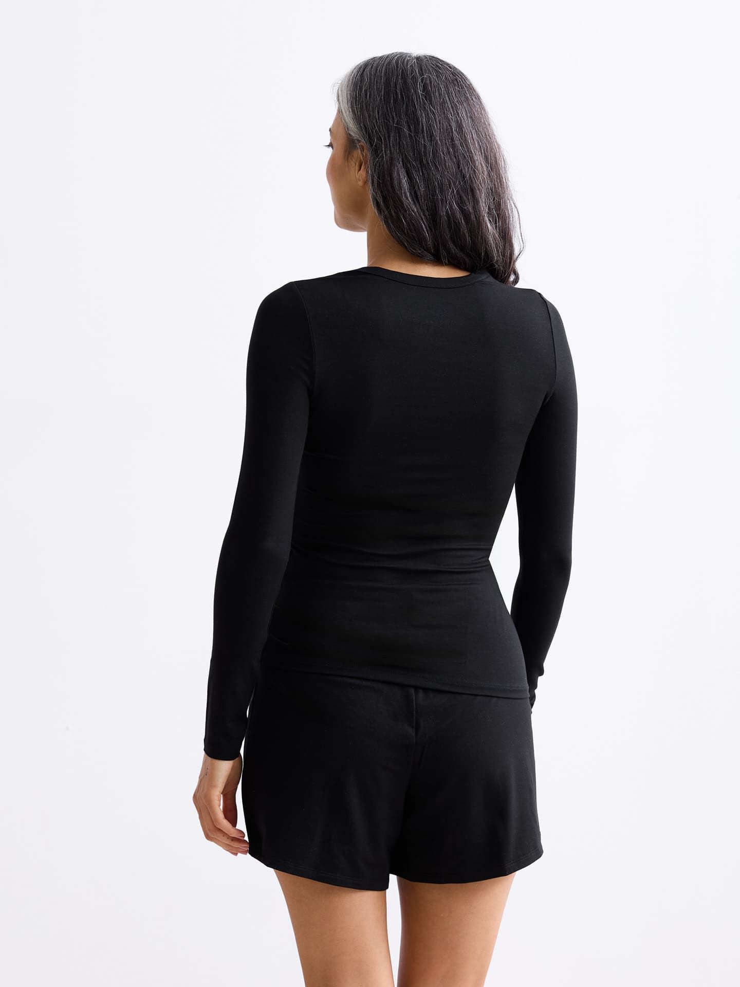 Light Touch Fitted Longsleeve black 46