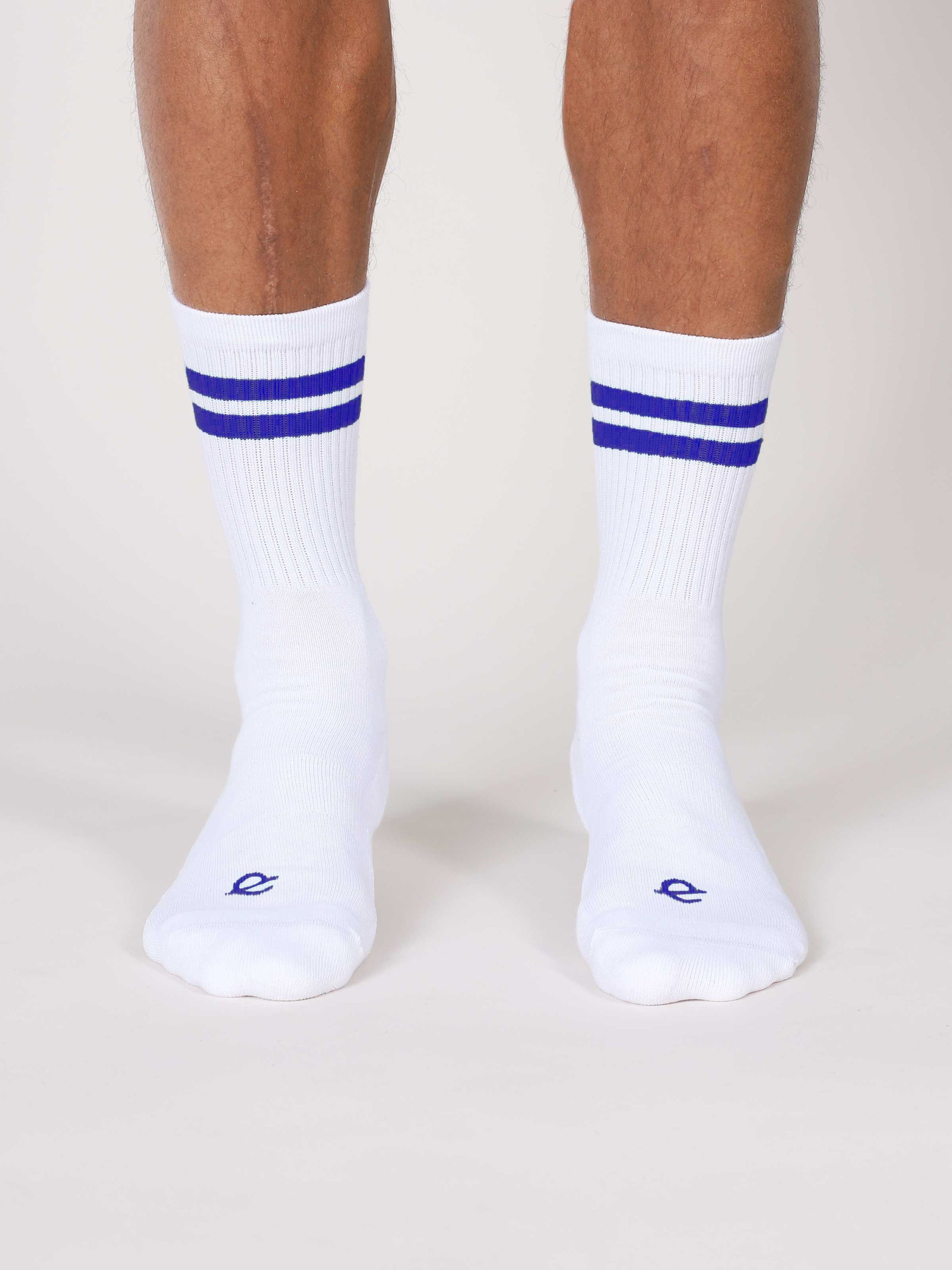 Andi sports sock 3-pack white/electric blue 39-42