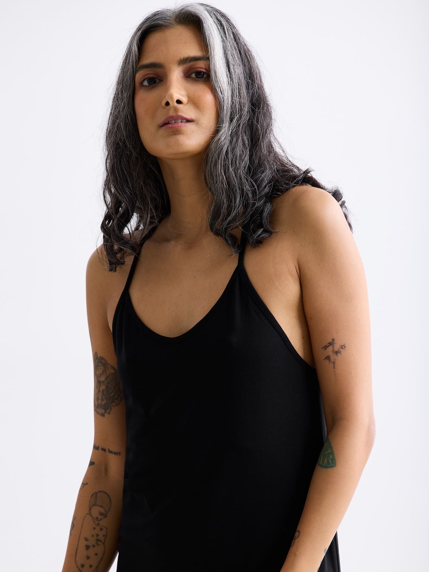 Light Touch Strappy Nightgown black 42