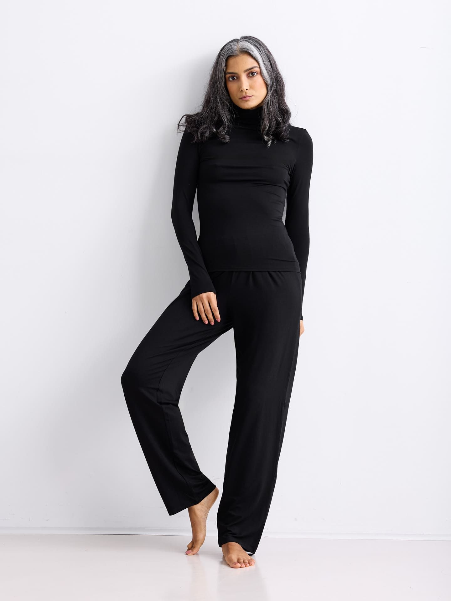 Light Touch Turtleneck Longsleeve black 34
