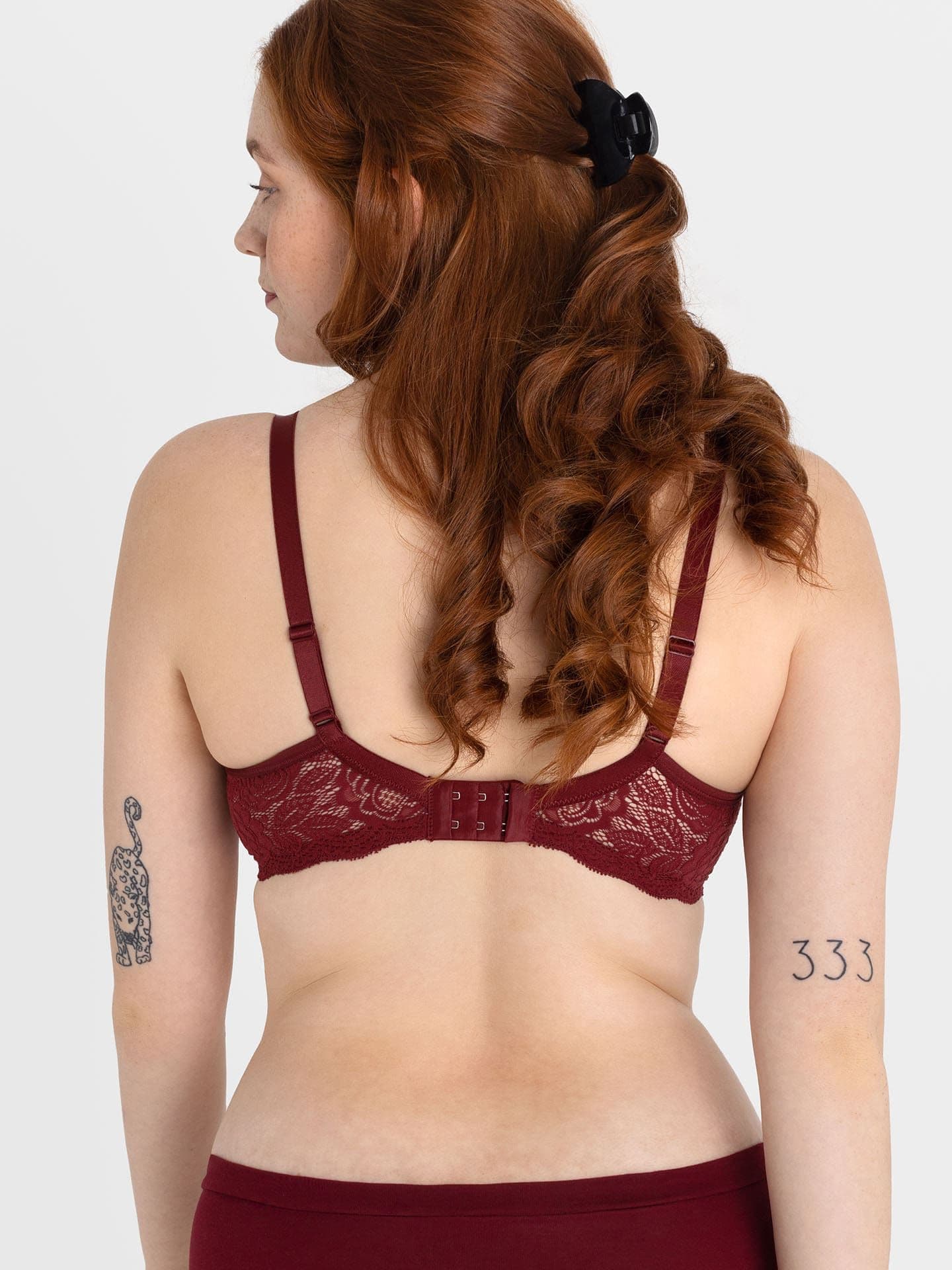 Elisabeth BH gemouldet weinrot 75B