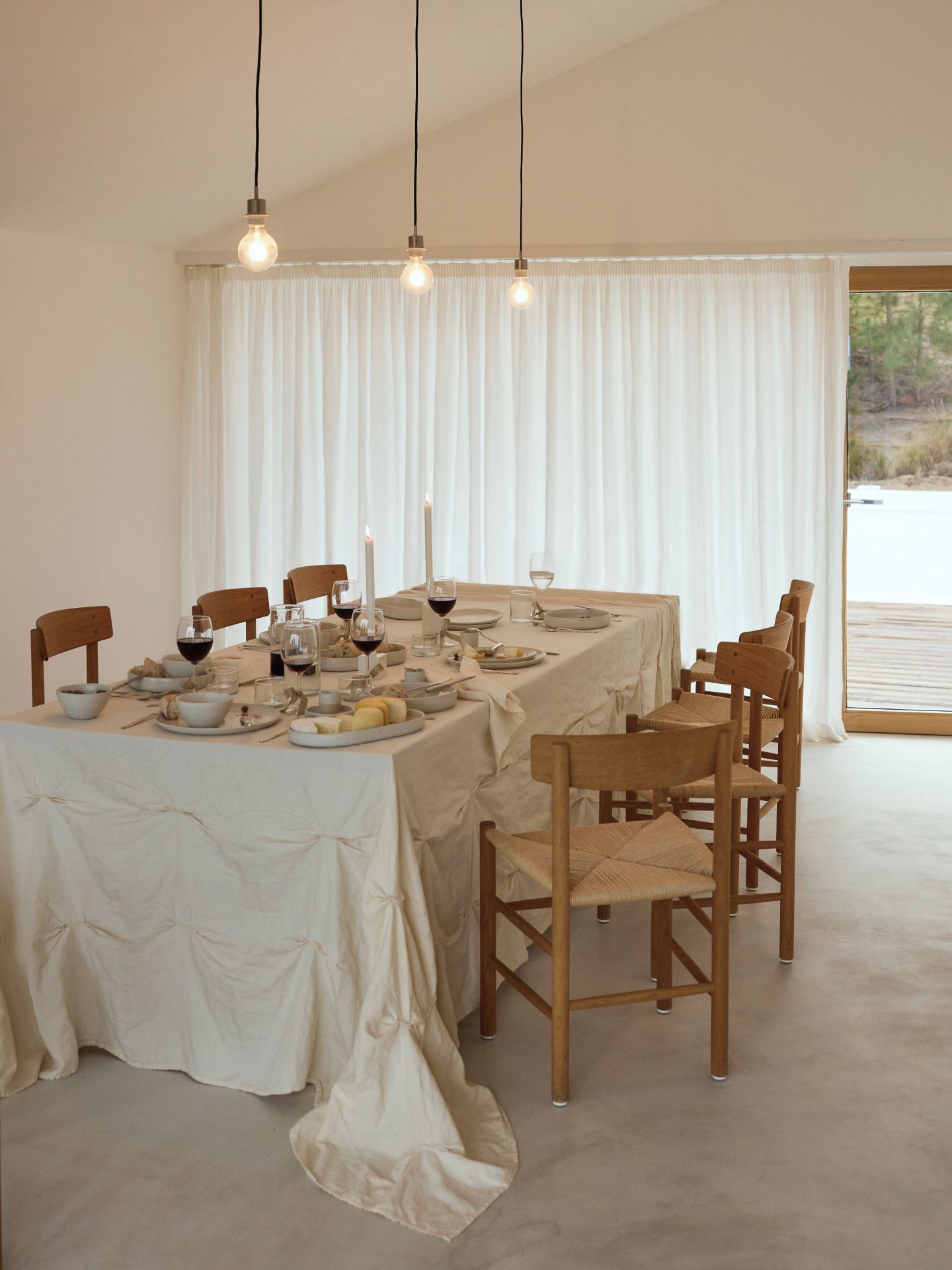 onomao x erlich textil draped tablecloth undyed 260x320