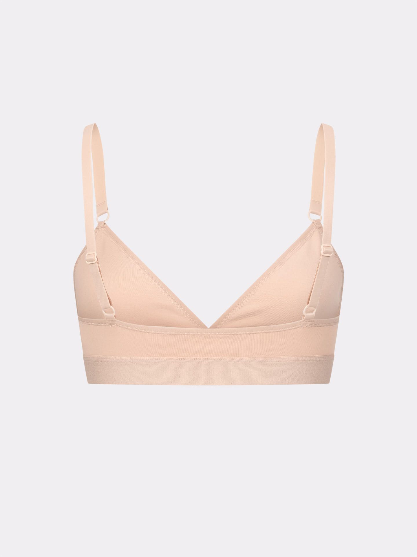 Casual Cotton Triangel Bralette clay L