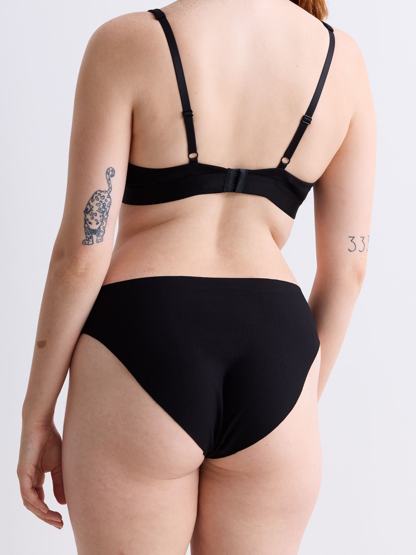 Casual Cotton Slip schwarz XXL