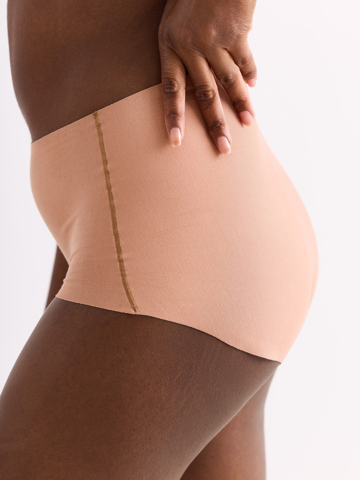 Light Touch High Waist Briefs mokka L