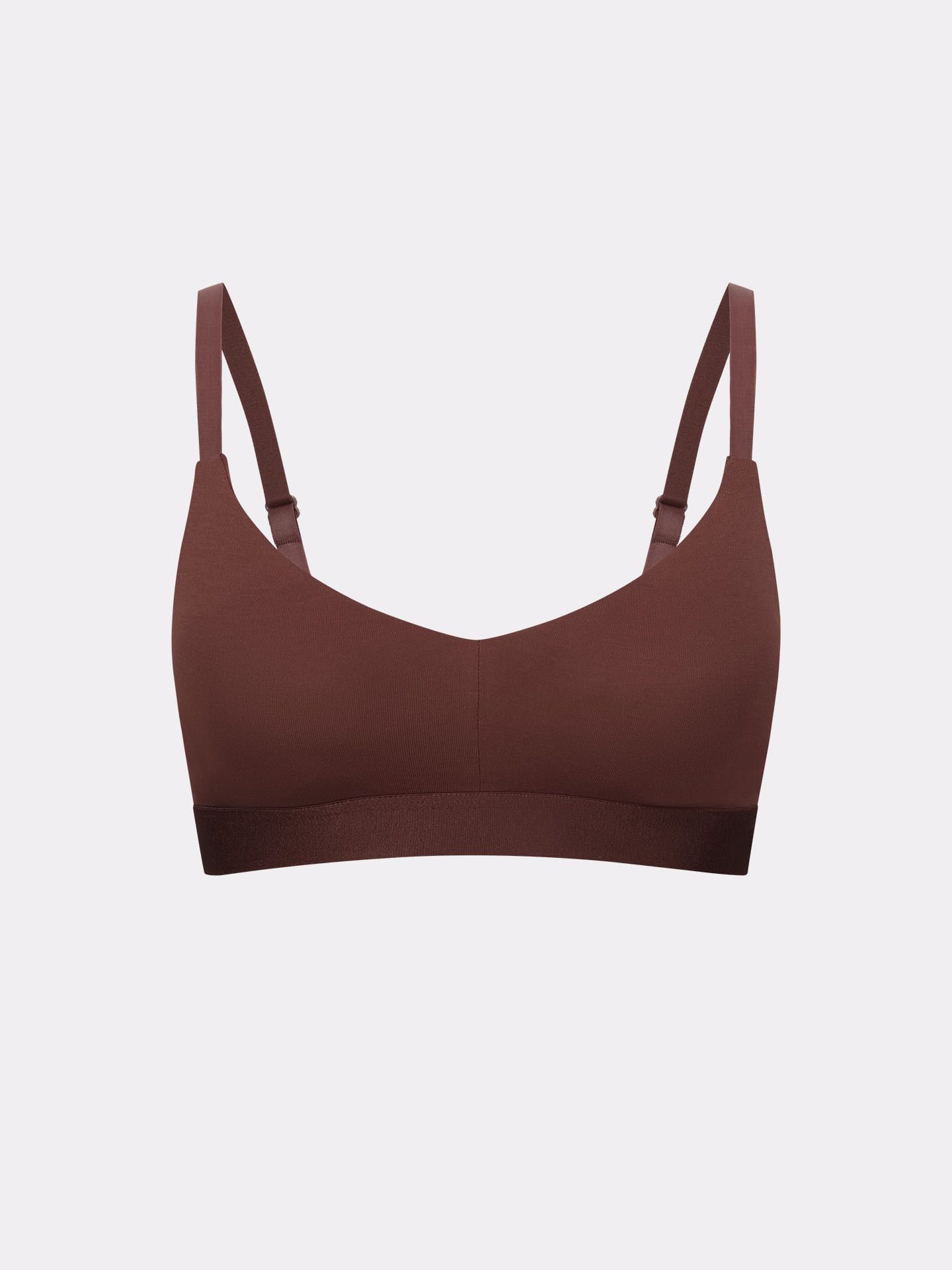 Casual Cotton Bralette with removable Pads umber XL