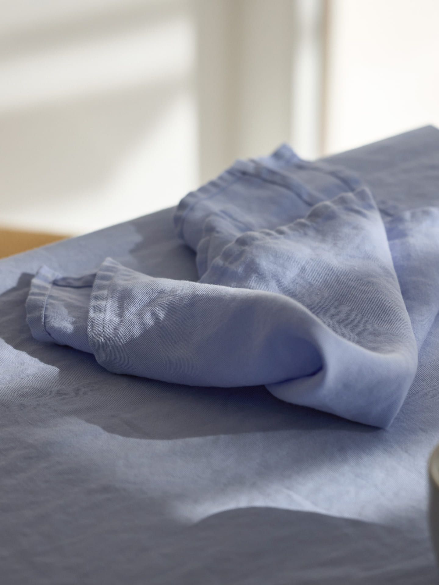 onomao x erlich textil Cloth napkins 4-pack soft blue 45x45