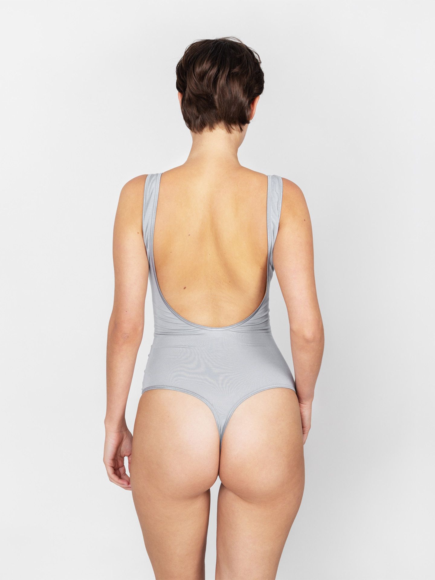 Emma Stringbody steingrau 40