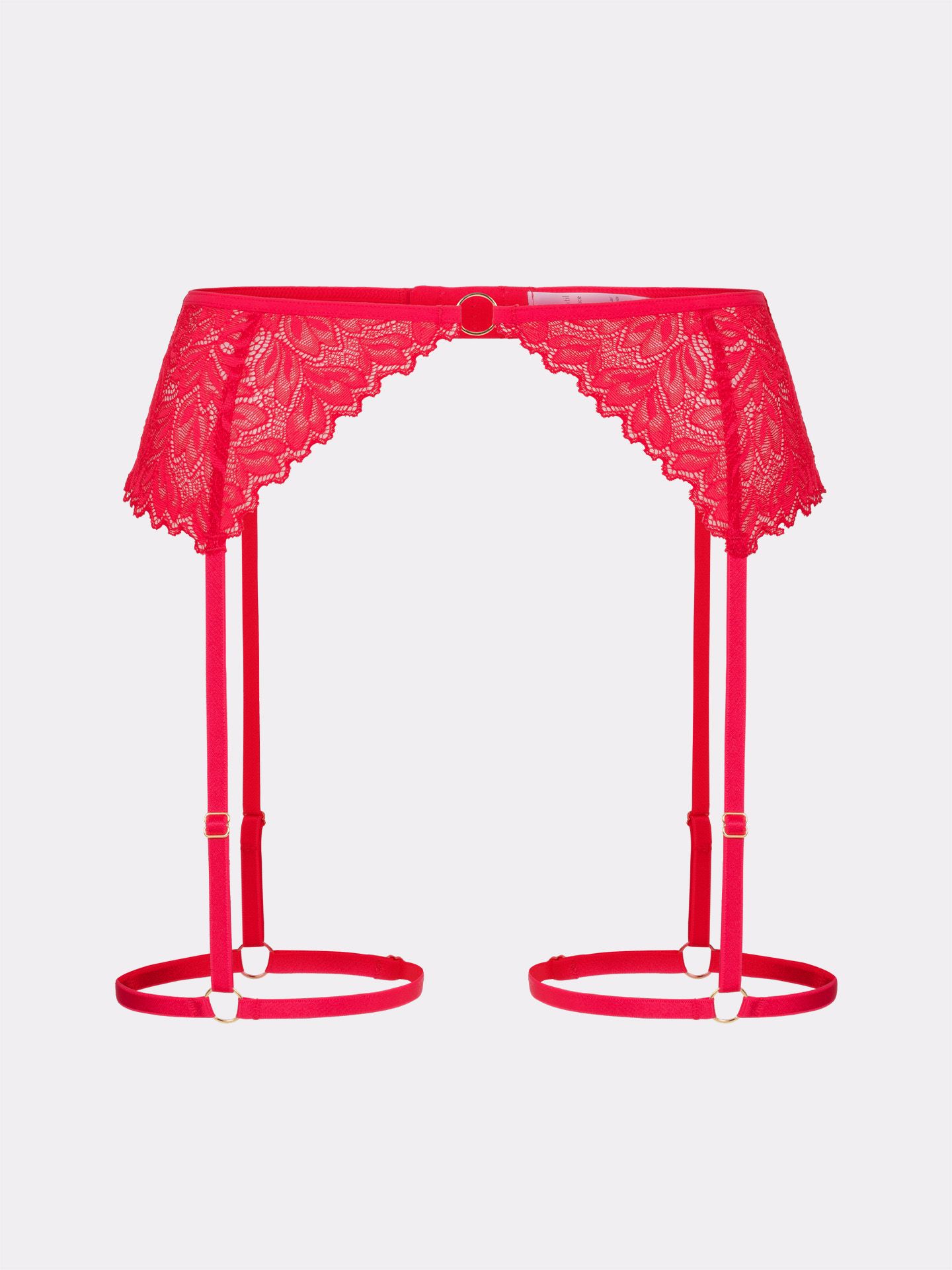 Dreamy Lace Strumpfhalter chili red 34/36