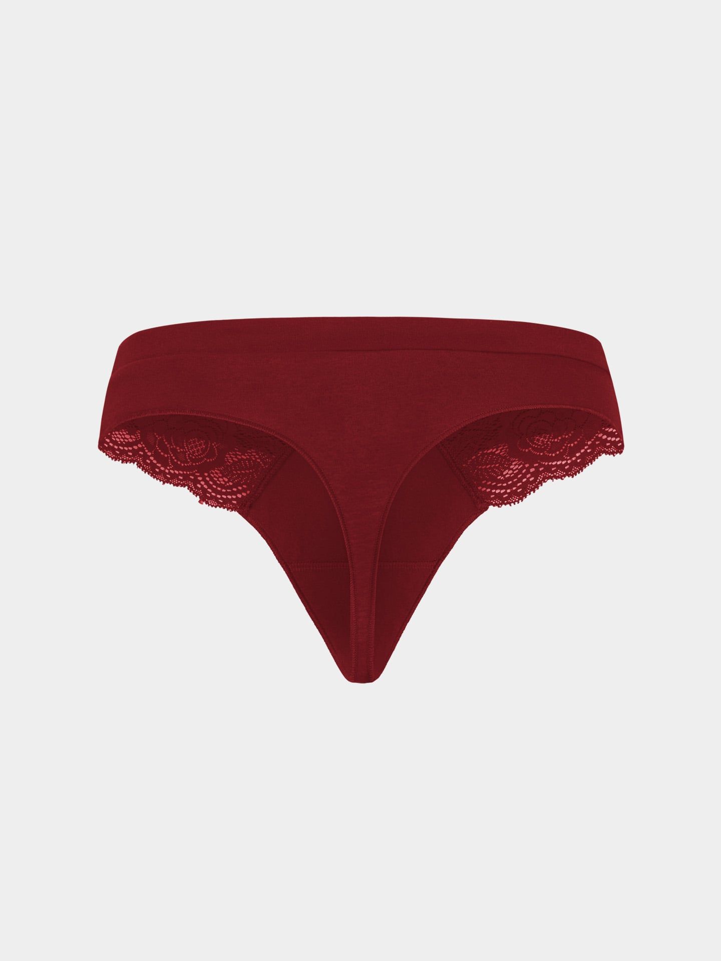 Gertrud thong wine red 38