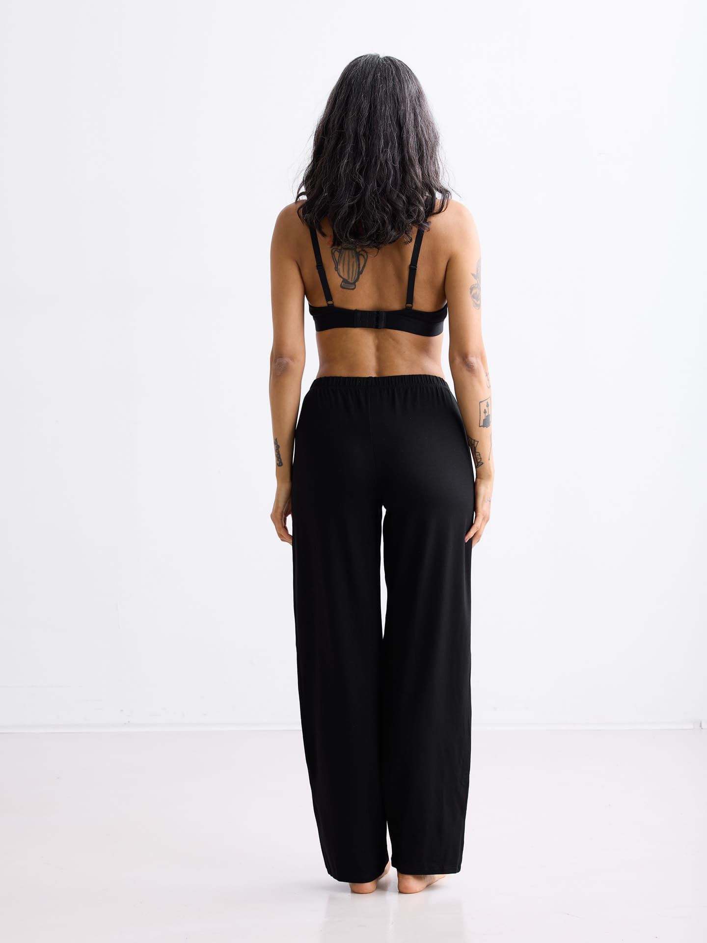 Light Touch Long Sleep Pants black 38