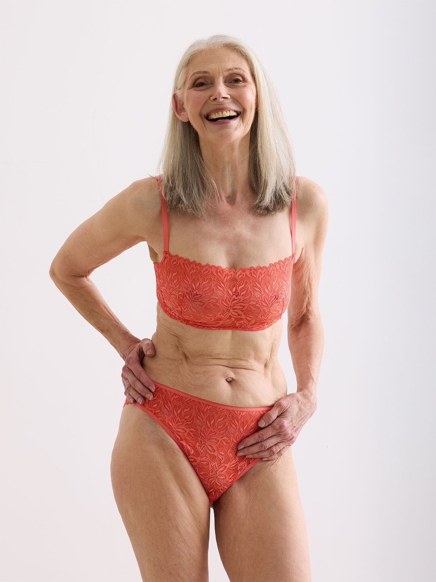 Dreamy Lace Brazil Briefs wild orange 38