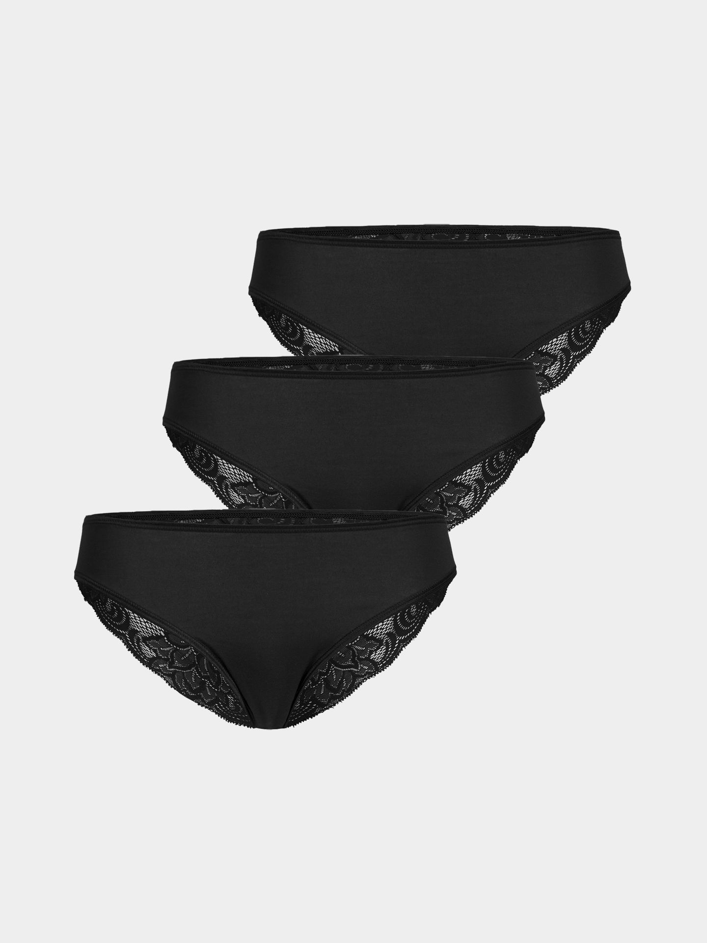 Sophie 3-pack black briefs size 38