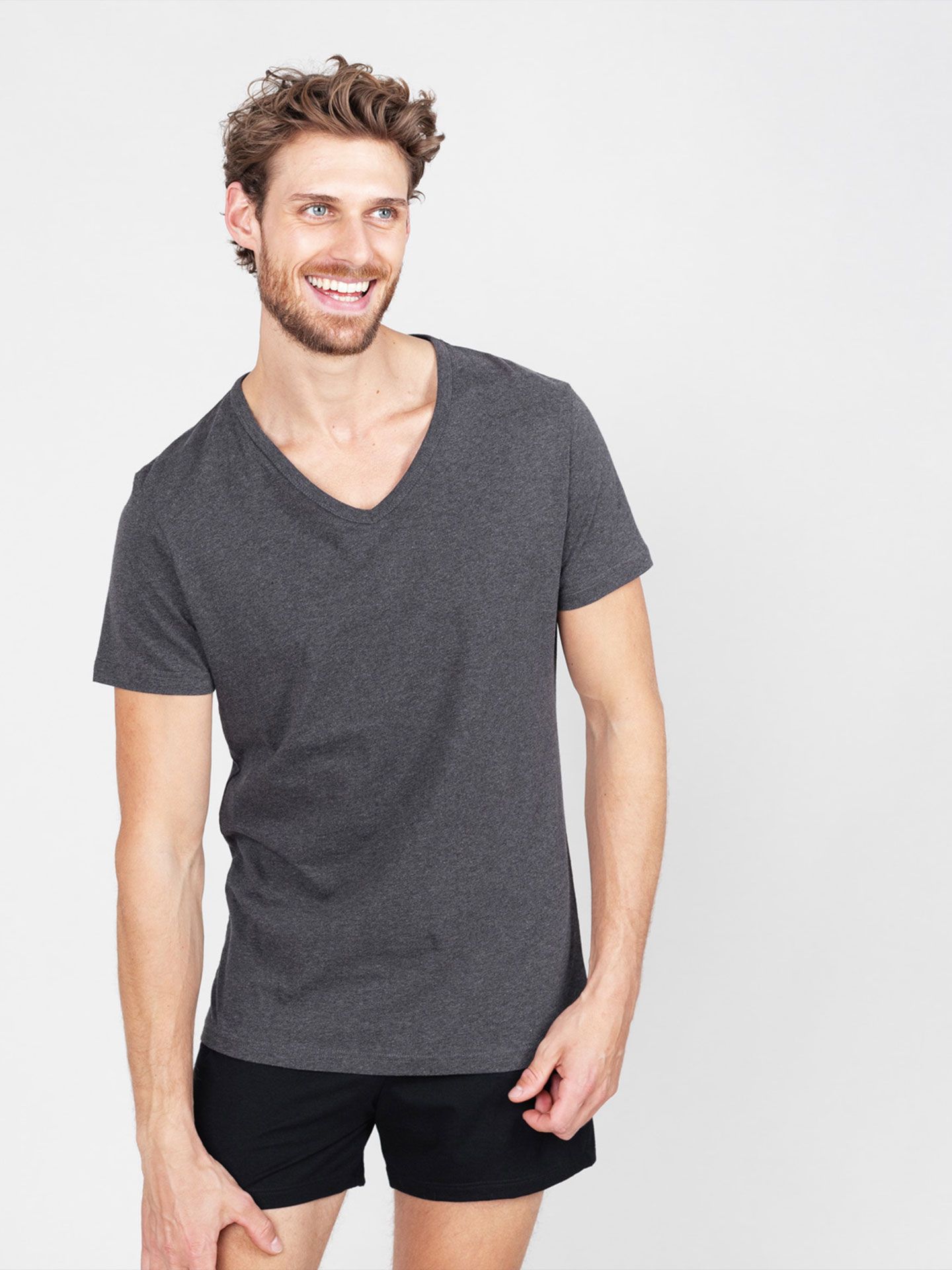Hugo T-Shirt schwarz-melange M