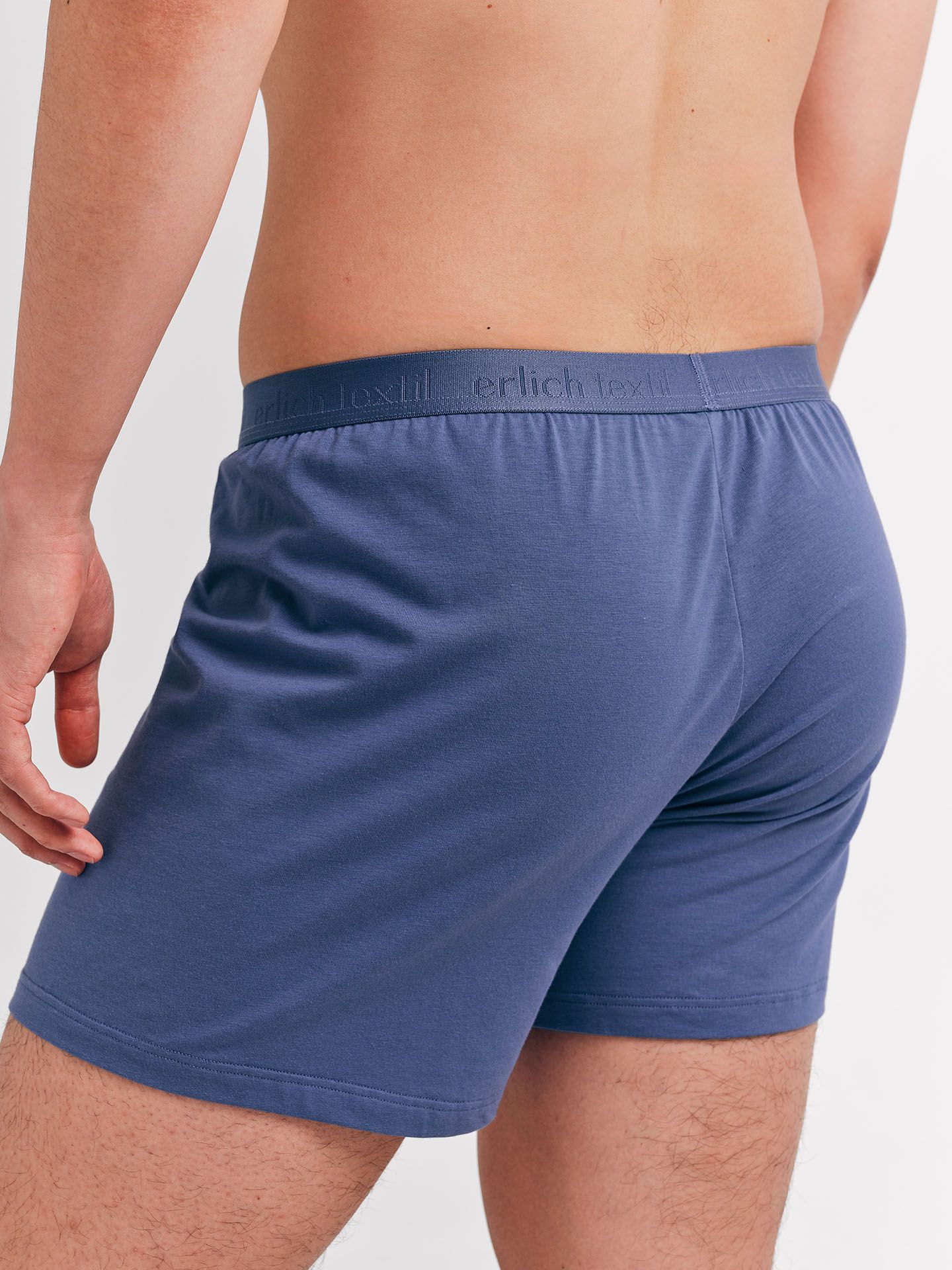 Casual Cotton Boxers graublau L