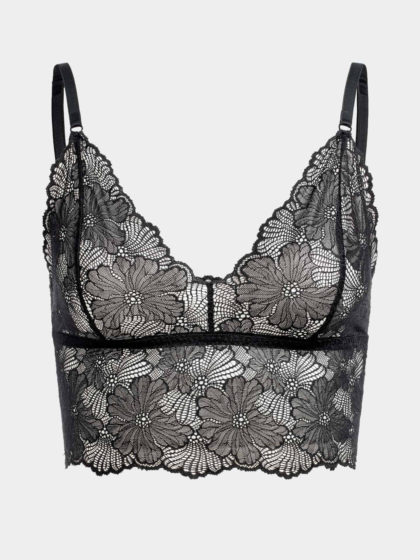 Classy Lace Bralette Top black 38