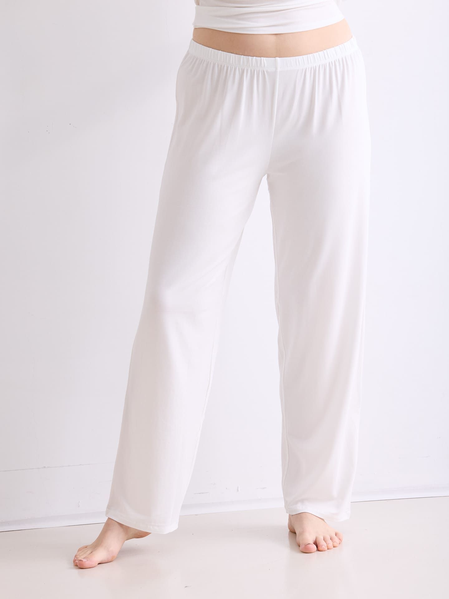 Light Touch Long Sleep Pants ecru 34