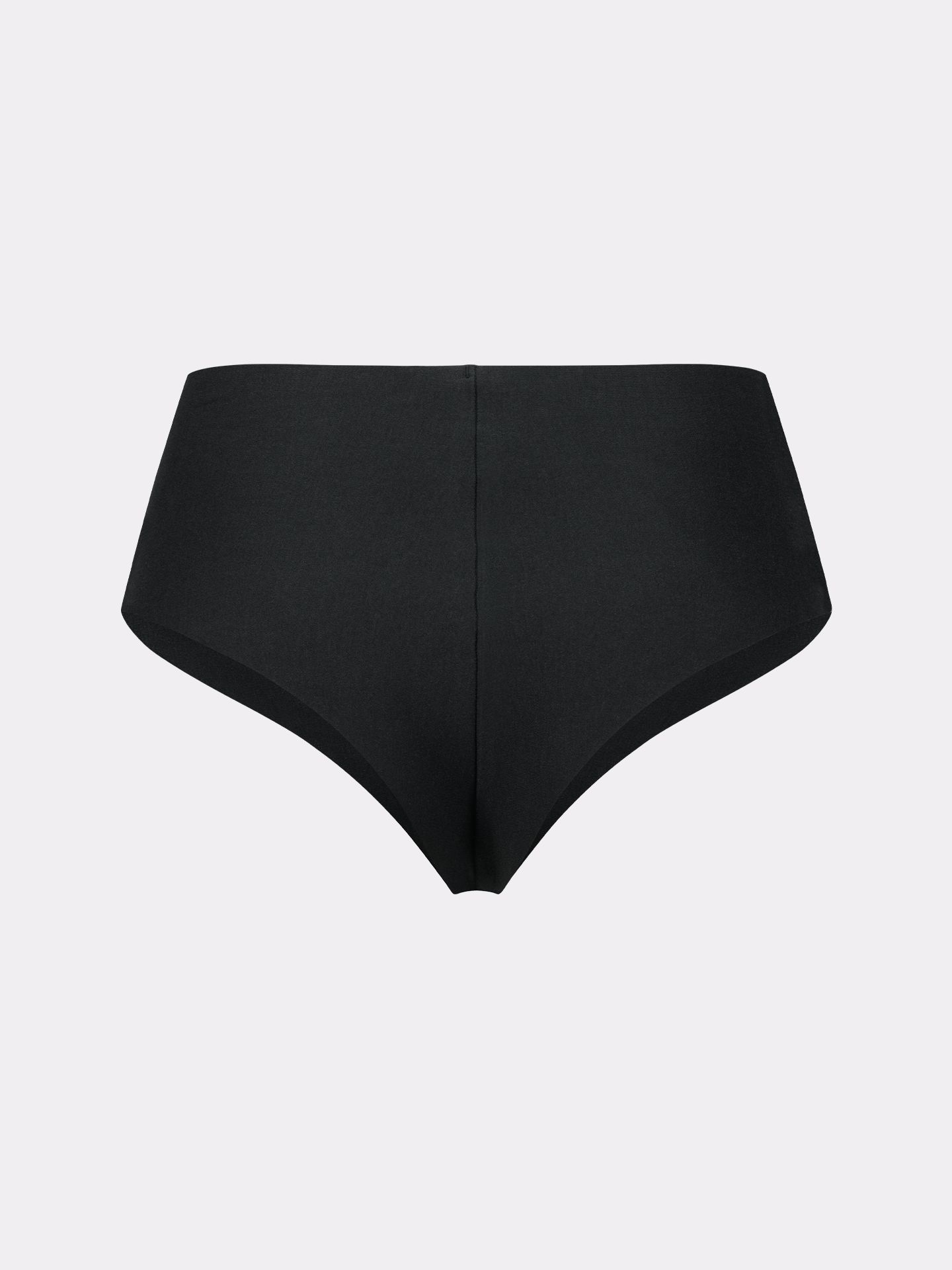 Casual Cotton High Waist Brazil String schwarz S