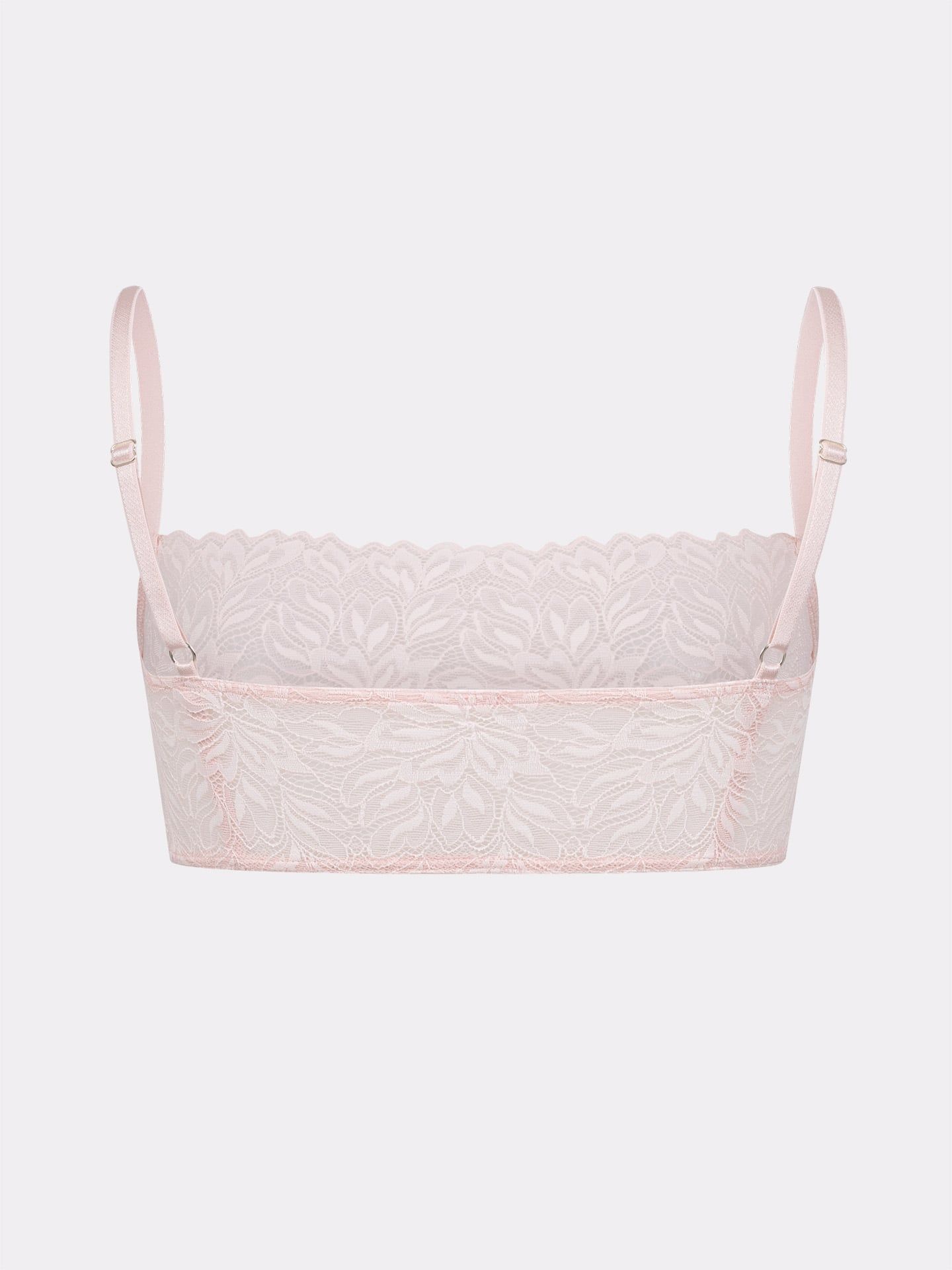 Dreamy Lace Bandeau Bralette magnolia 40