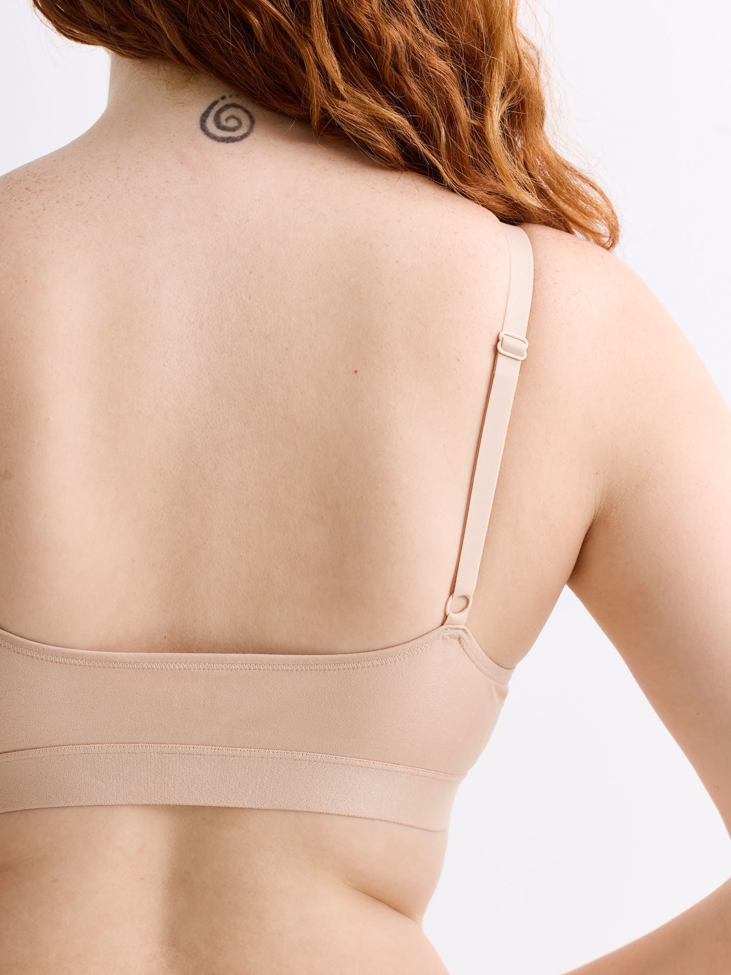 Casual Cotton Triangel Bralette clay L