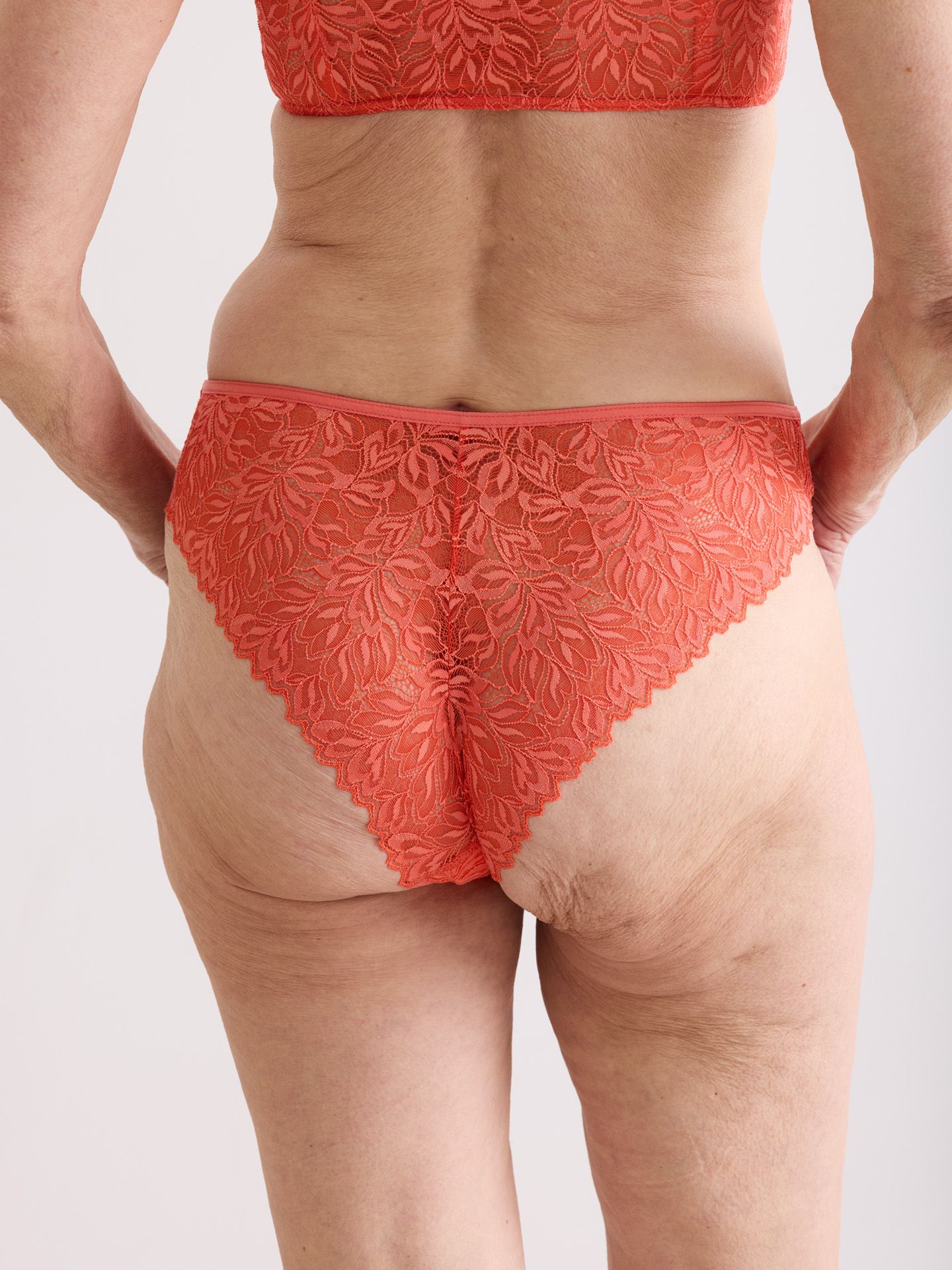 Dreamy Lace Brazil Briefs wild orange 38