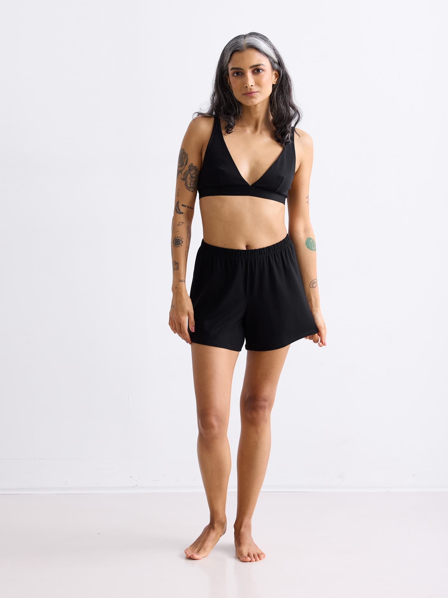 Light Touch Sleep Shorts black 38