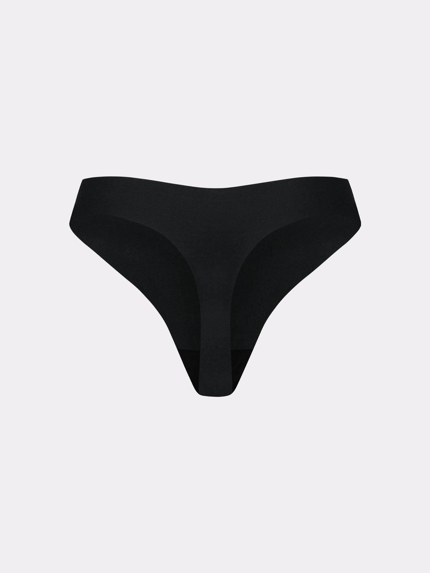 Casual Cotton Thong black S