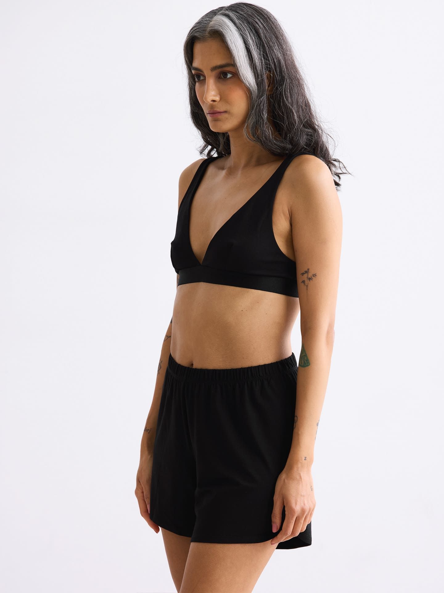 Light Touch kurze Schlafhose schwarz 38