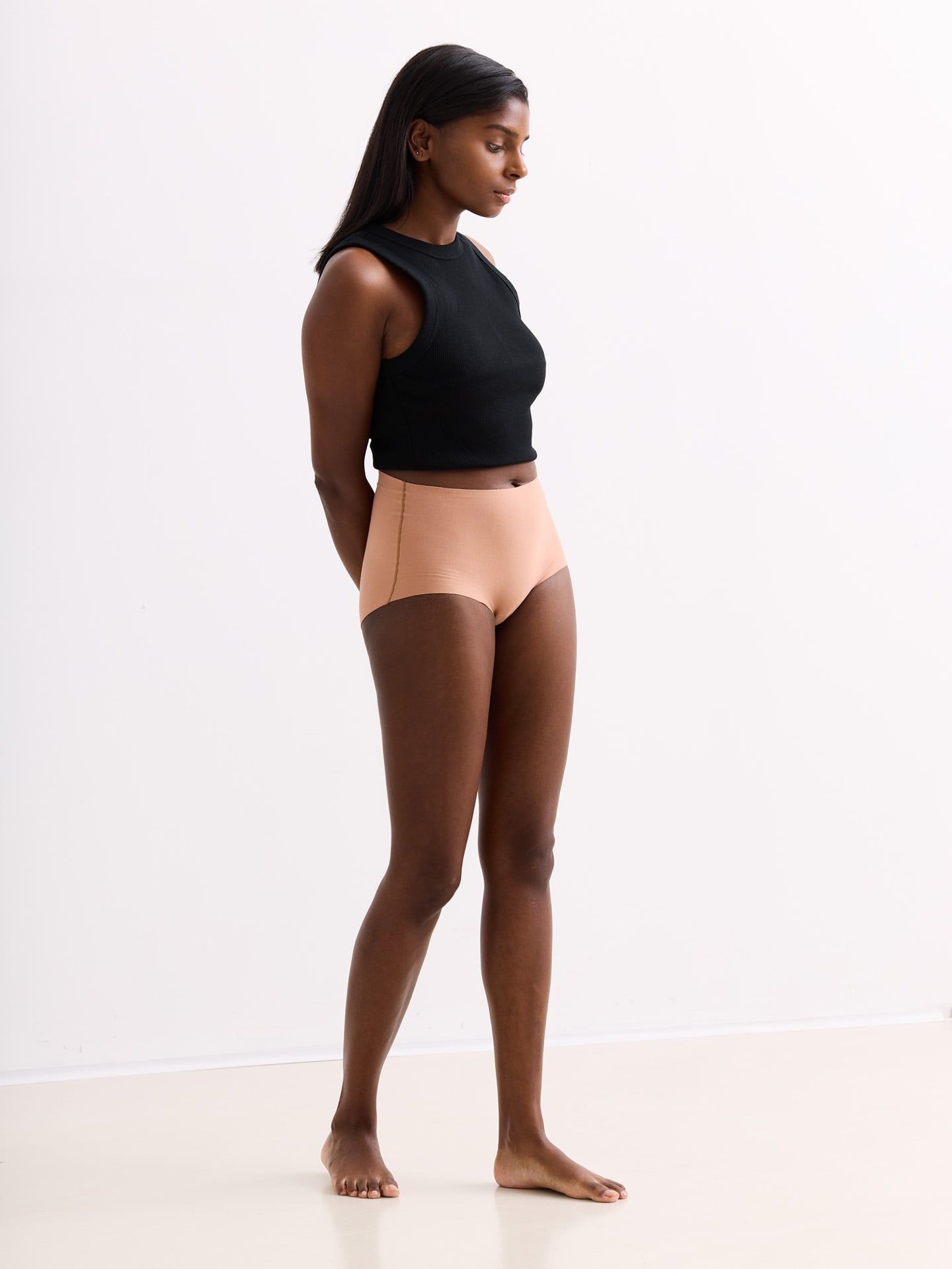 Light Touch High Waist Briefs mokka L