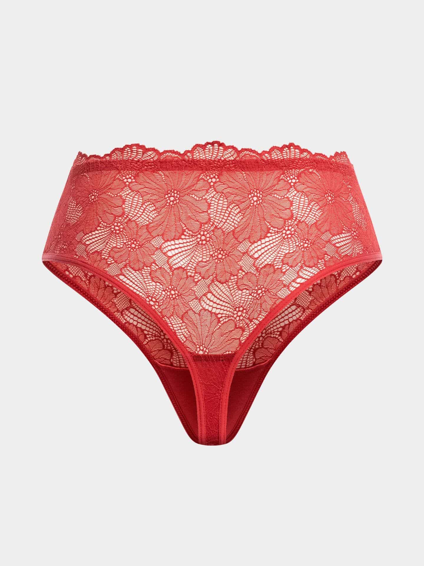 Classy Lace Brazil Slip granatapfel