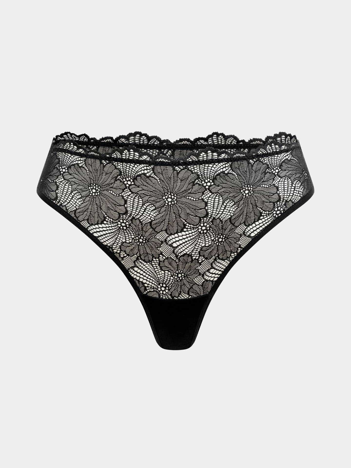 Classy Lace String schwarz 7