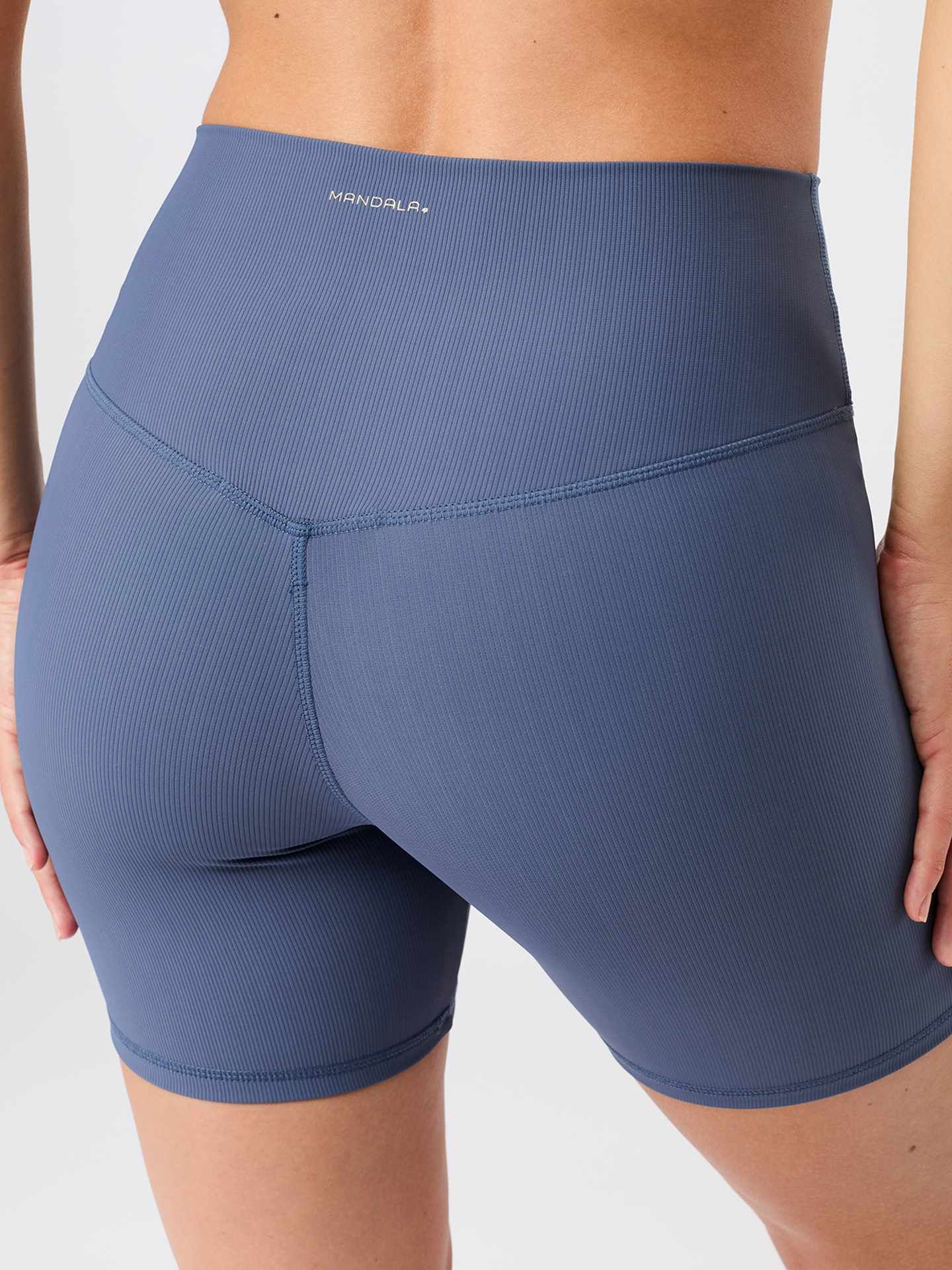 Mandala Biker Shorts eclipse blue 3