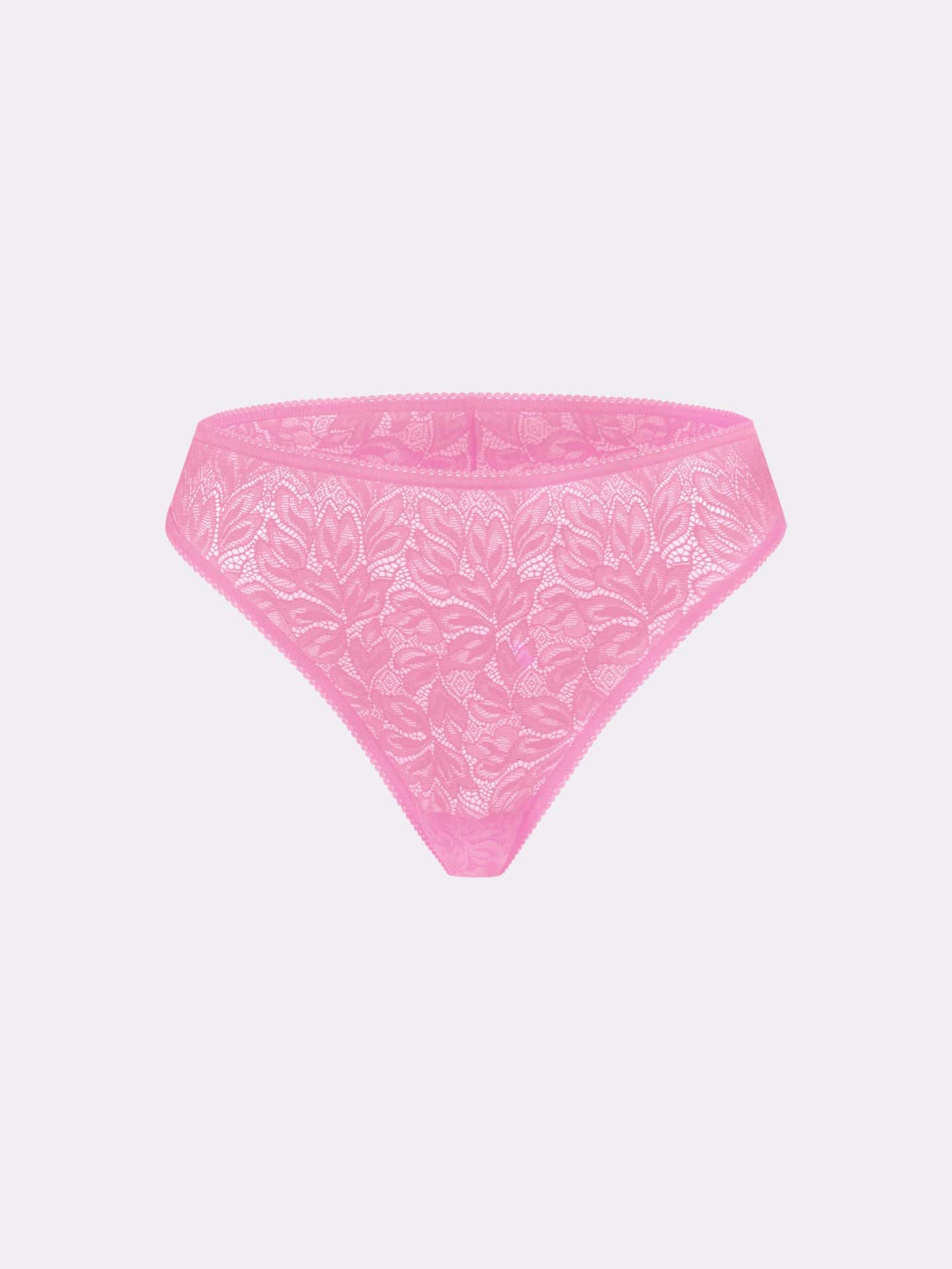 Iconic Lace Brazil Slip bubblegum 5