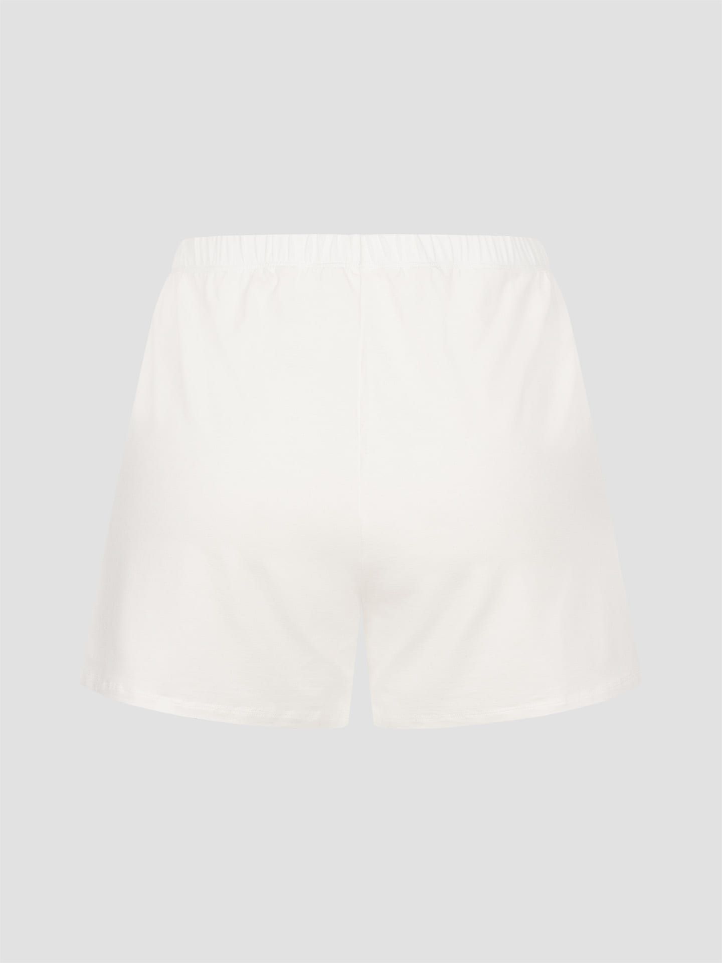 Light Touch kurze Schlafhose ecru 4