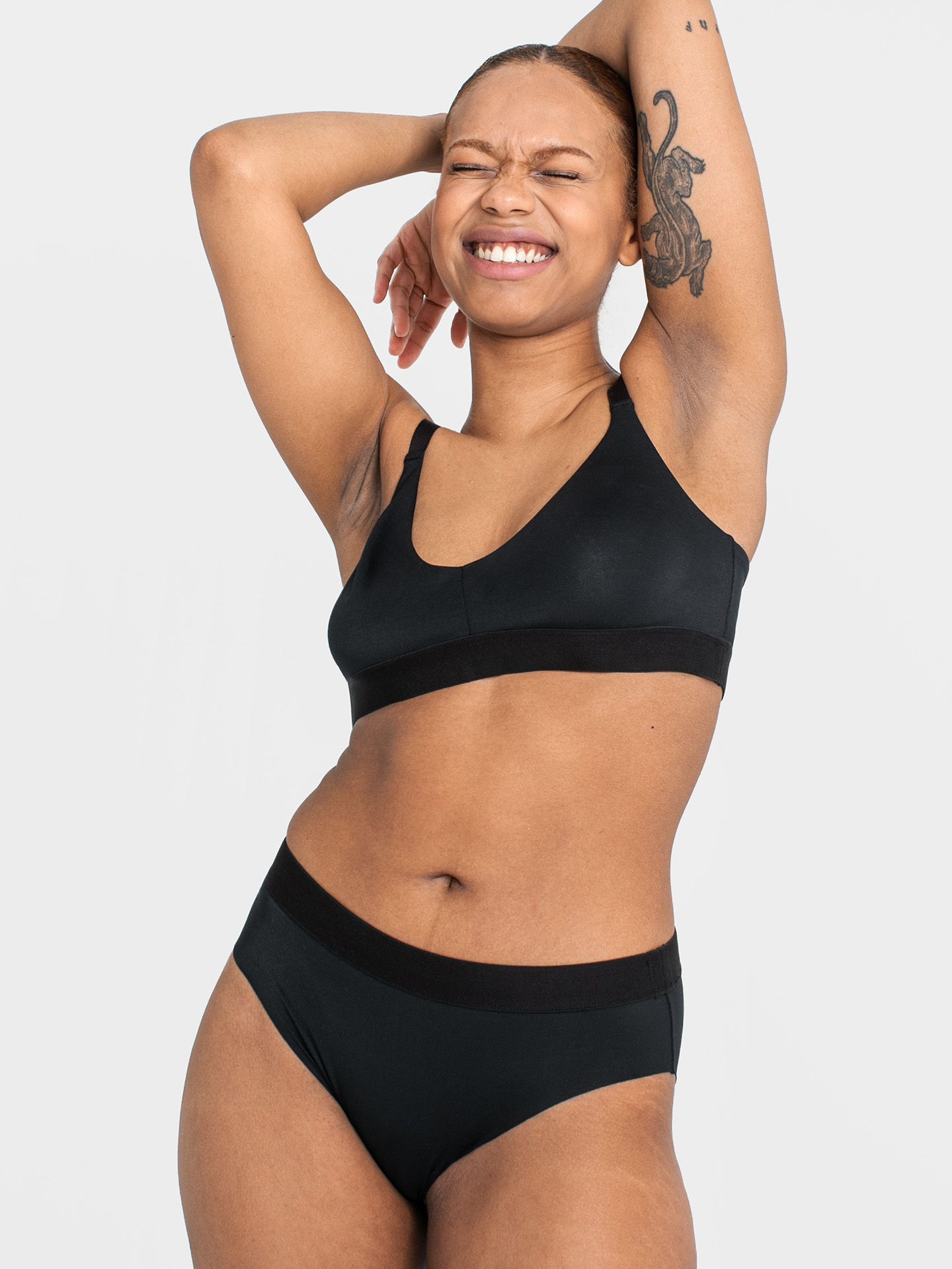 Smooth Seam Slip schwarz 3