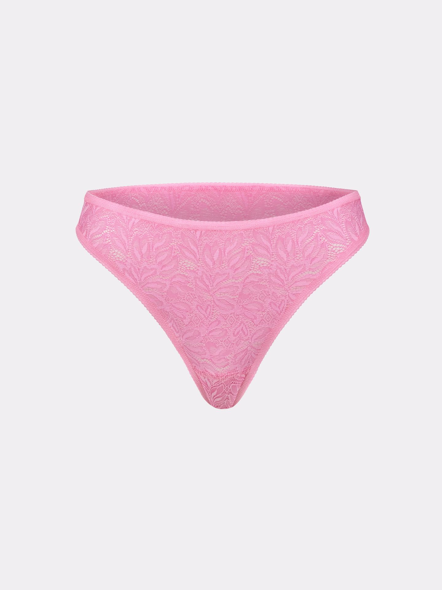 Iconic Lace String bubblegum 5