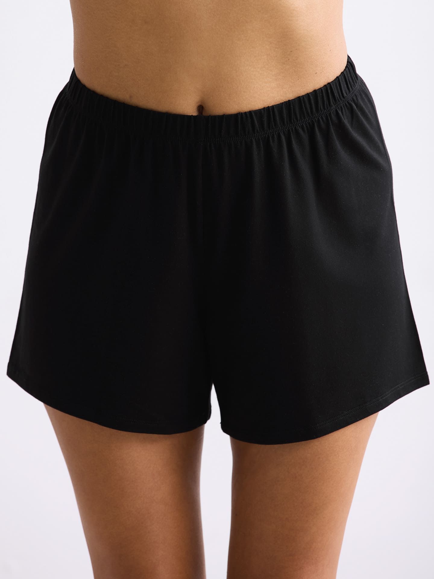 Light Touch kurze Schlafhose schwarz 1