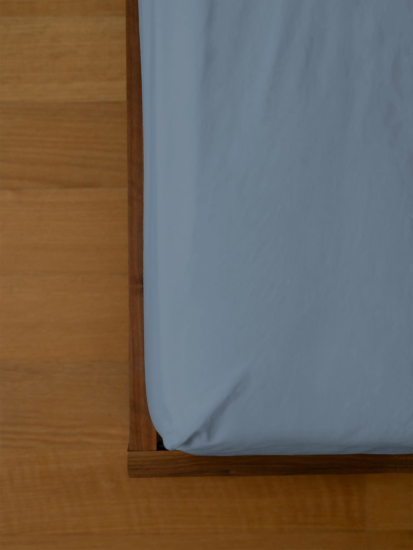 Cotton Linen Select Spannbettlaken taubenblau 1