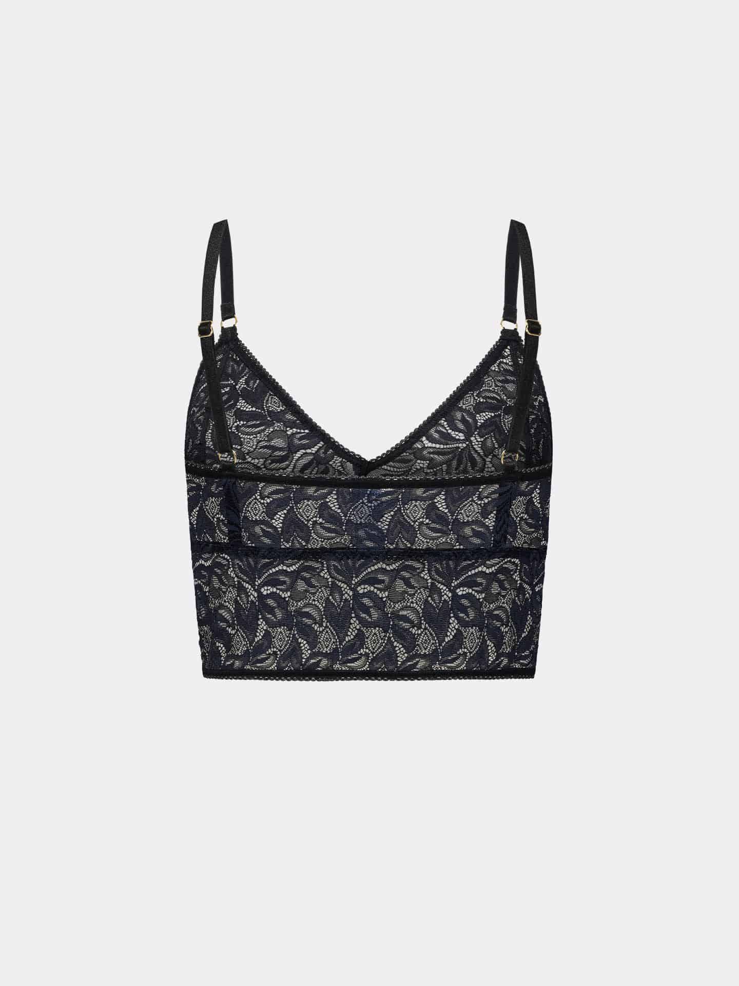 Iconic Lace Bralette Top schatten schwarz 6