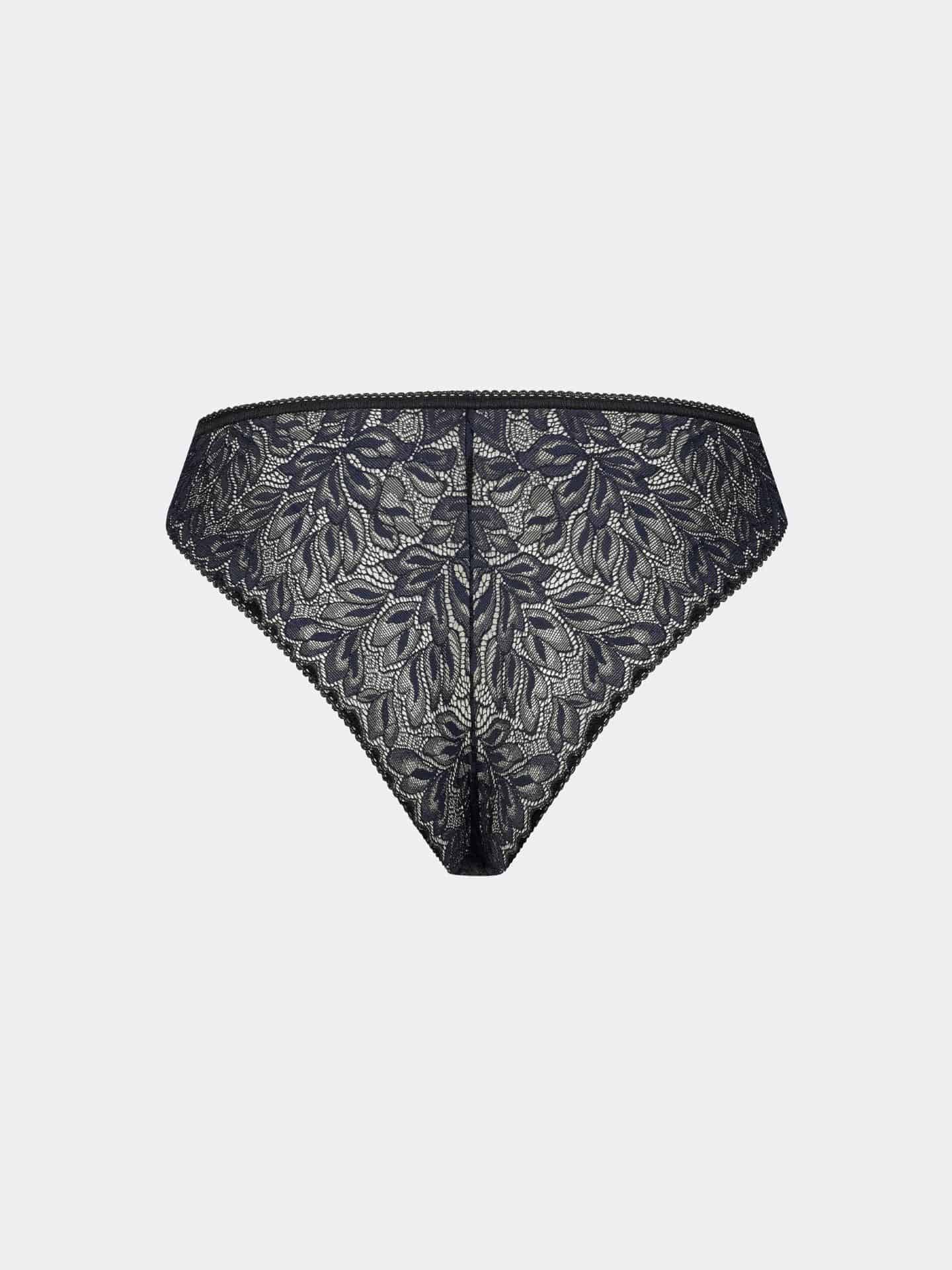 Iconic Lace Brazil Slip schatten schwarz 6
