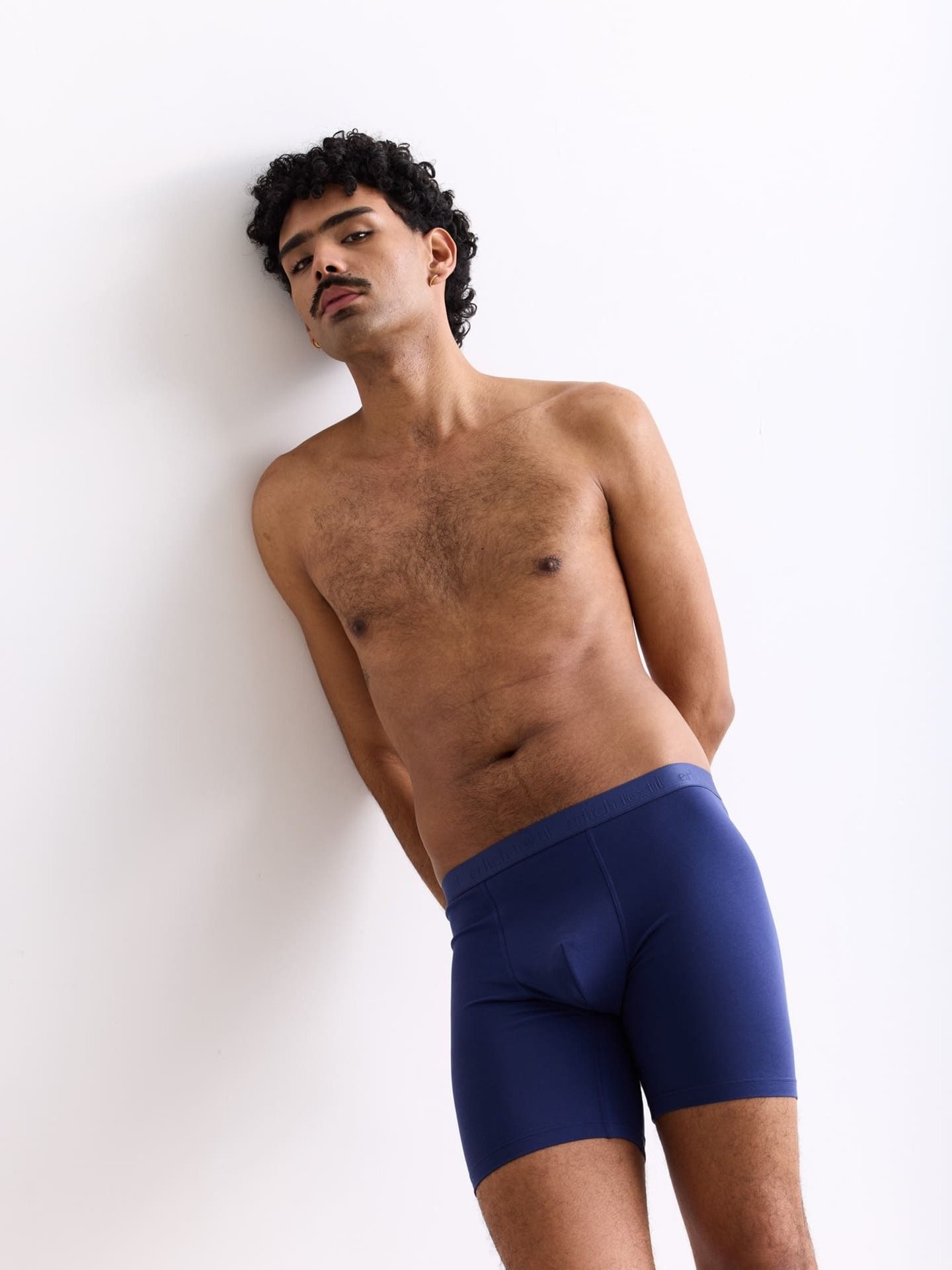 Casual Cotton Lange Pants nachtblau 3