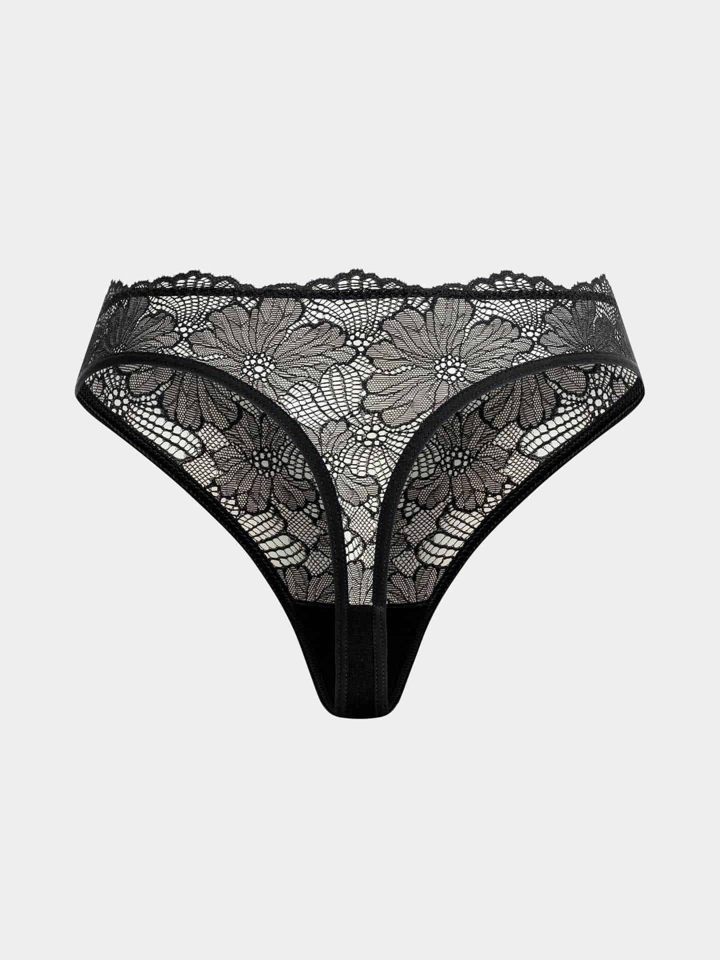 Classy Lace String schwarz 8